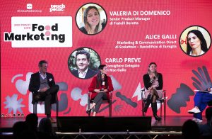 Con Valeria Di Domenico, Senior Product Manager di Fratelli Beretta e Alice Galli, Marketing & Communication Director di Scoiattolo, Raviolificio di famiglia Carlo Preve, Consigliere Delegato di Riso Gallo