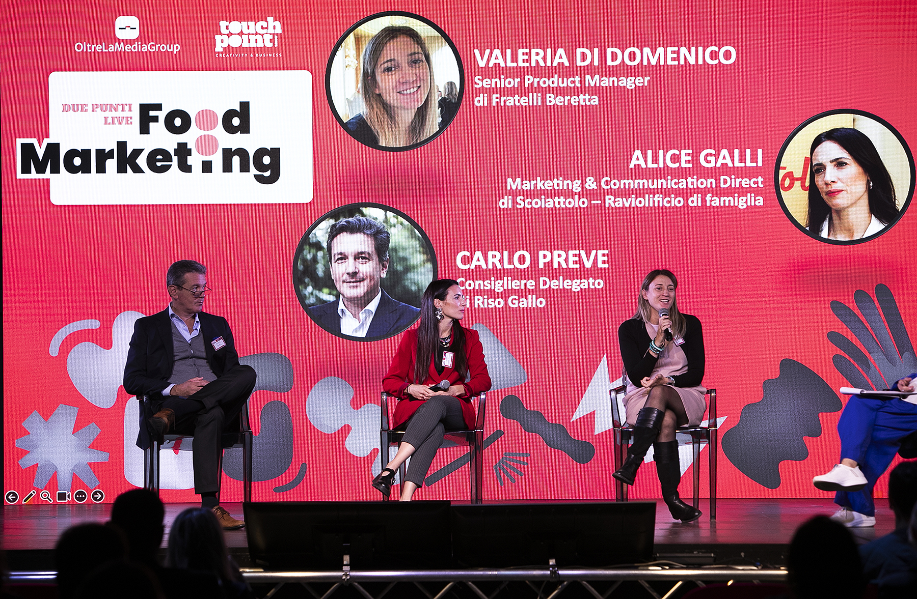 Con Valeria Di Domenico, Senior Product Manager di Fratelli Beretta e Alice Galli, Marketing & Communication Director di Scoiattolo, Raviolificio di famiglia Carlo Preve, Consigliere Delegato di Riso Gallo