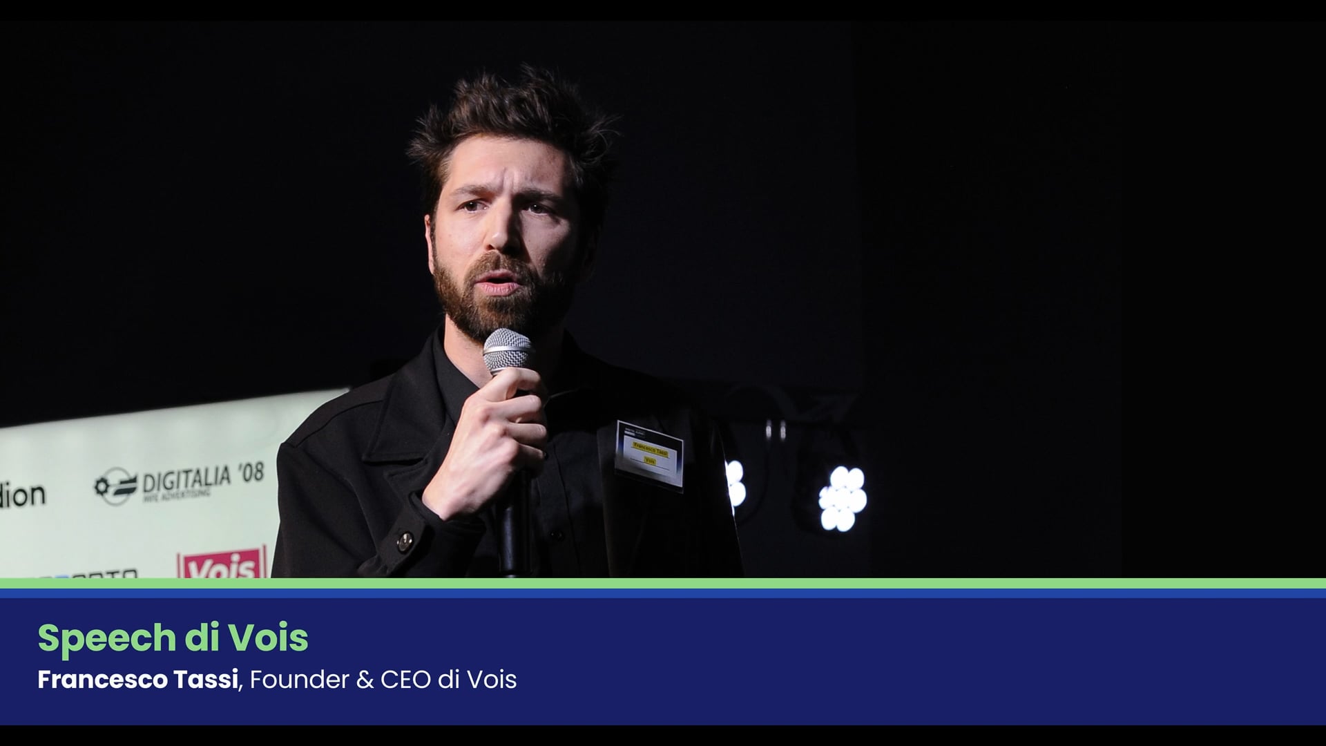 Digital Audio Unlocked 2026. Relatore: Francesco Tassi, Founder & CEO di Vois