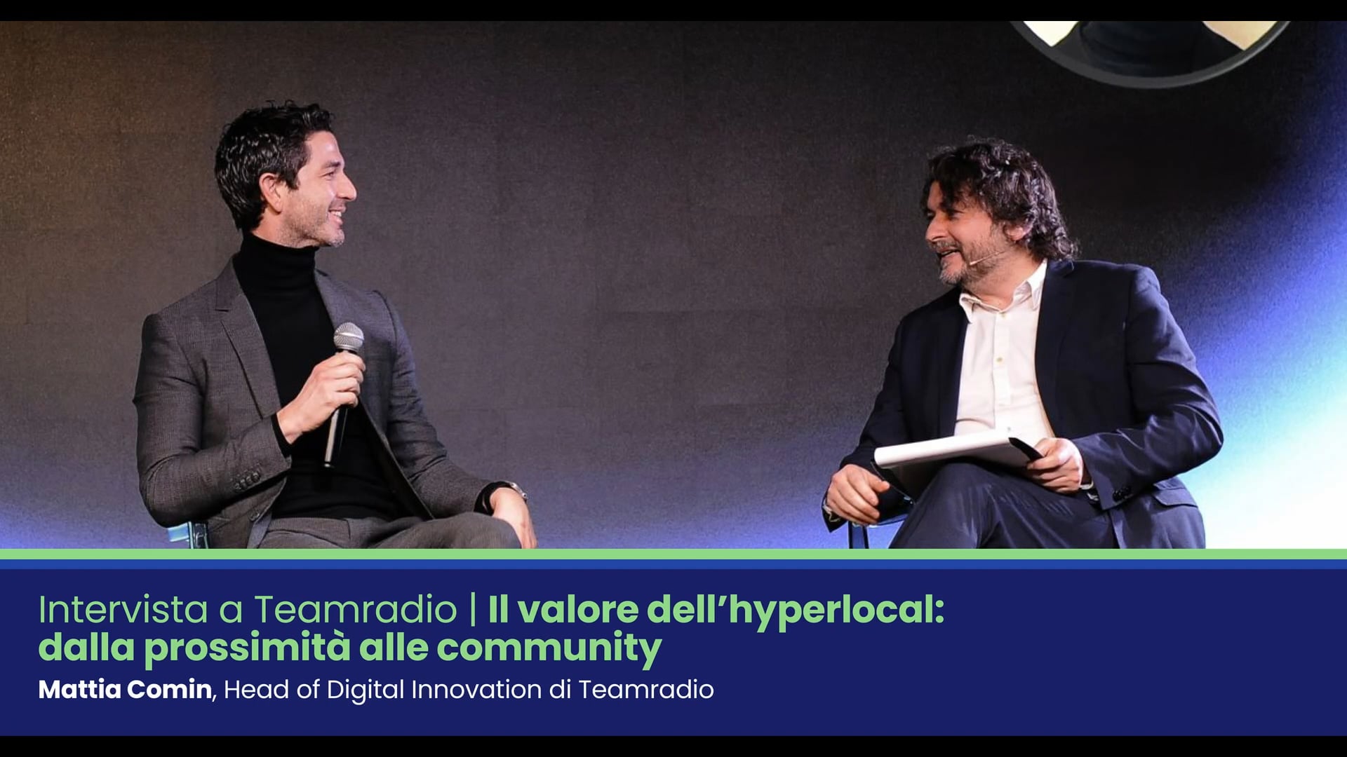 Digital Audio Unlocked 2026. Mattia Comin, Head of Digital Innovation di Teamradio