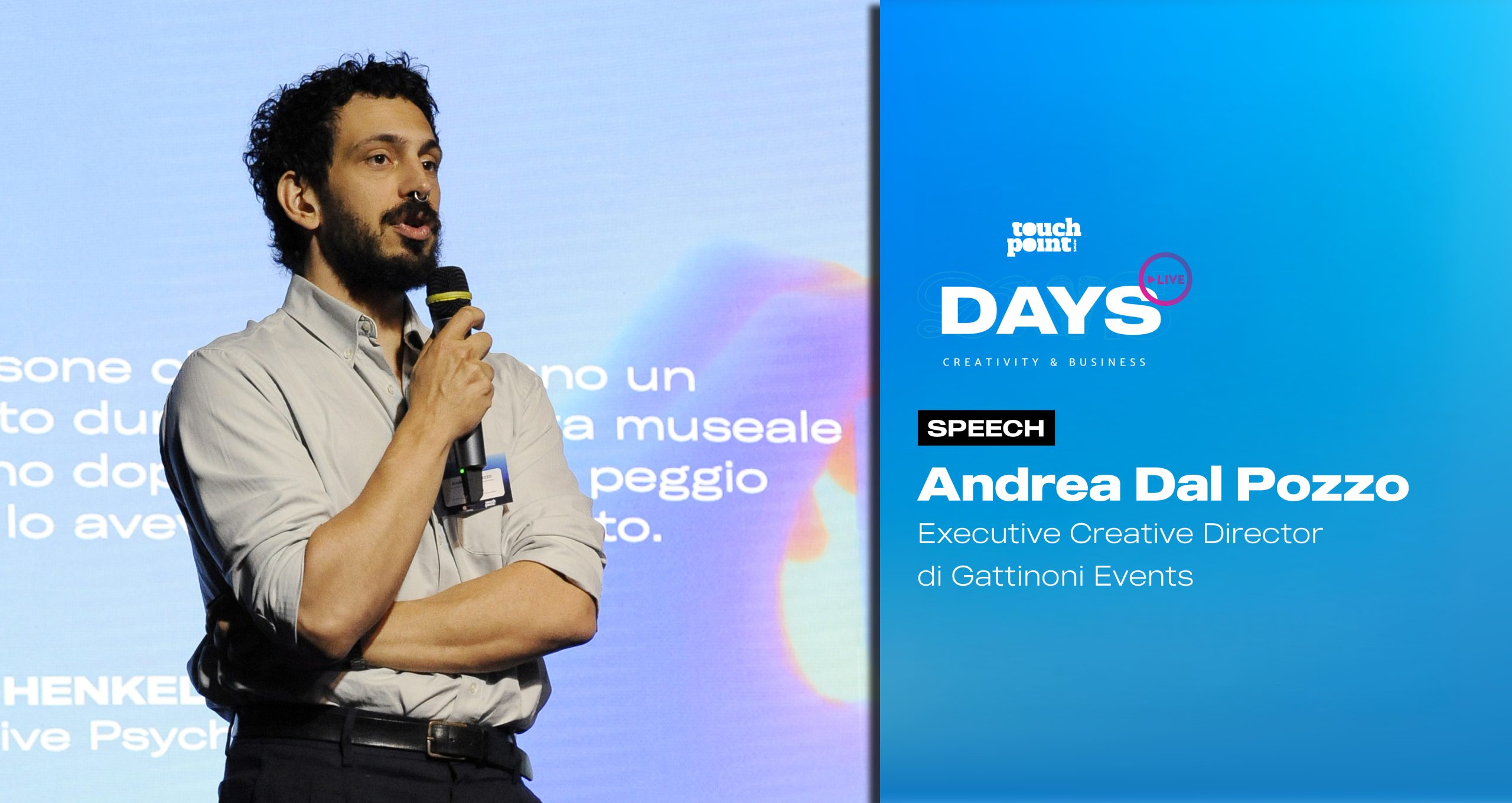Andrea Dal Pozzo, ECD di Gattinoni Events 